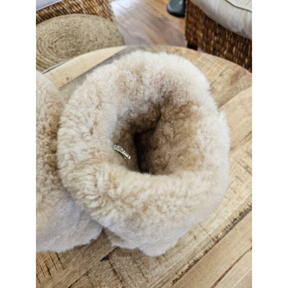 Ugg Maylin 3220 Chestnut Suede Shearling Boots Women's US Size 7 Y2K Preppy - Picture 7 of 16